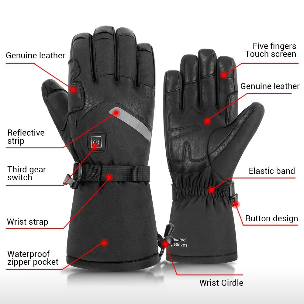 HeatFlow Pro™- Rechargeable Heated Gloves