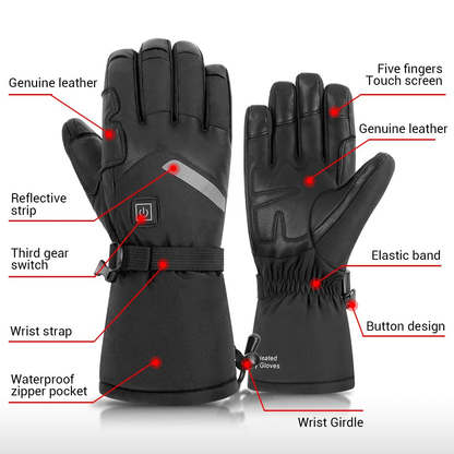 HeatFlow Pro™- Rechargeable Heated Gloves