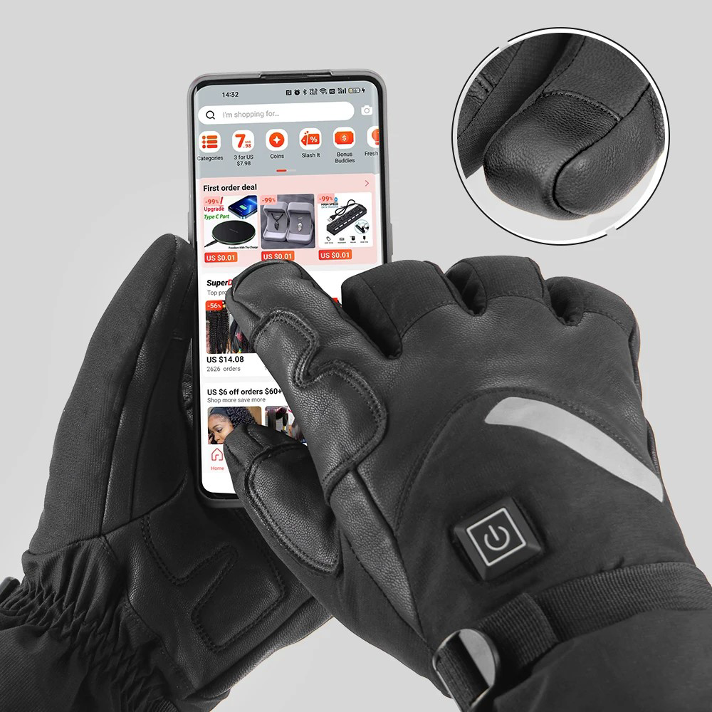 HeatFlow Pro™- Rechargeable Heated Gloves