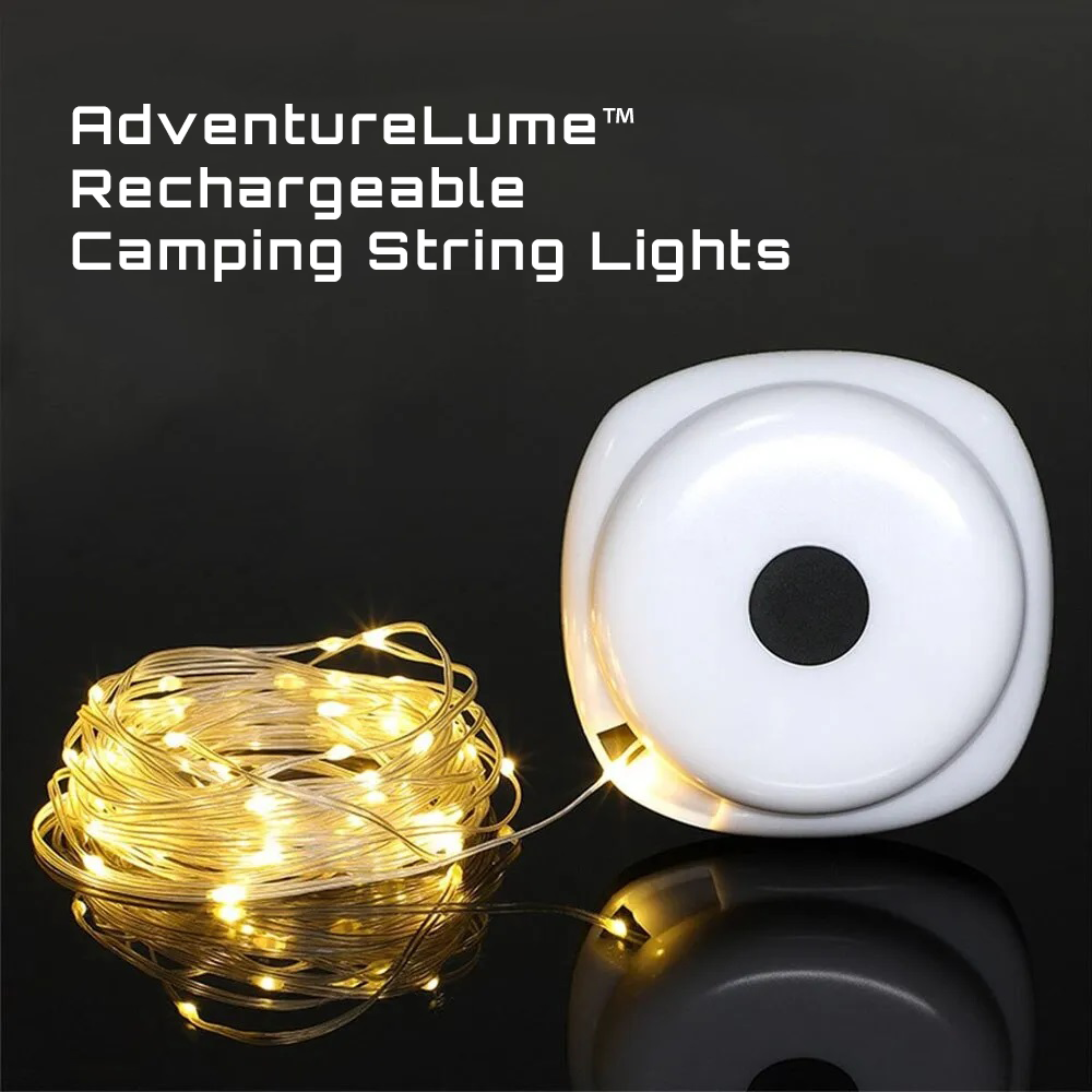 AdventureLume™ Rechargeable Camping String Lights