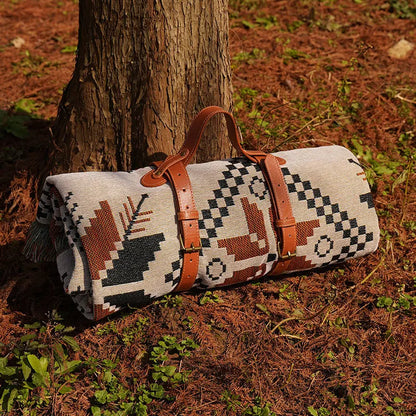 RoamRider Leather Blanket Carrying Strap Belt