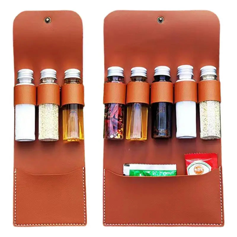 SpiceStash™ Portable Leather Seasoning Kit