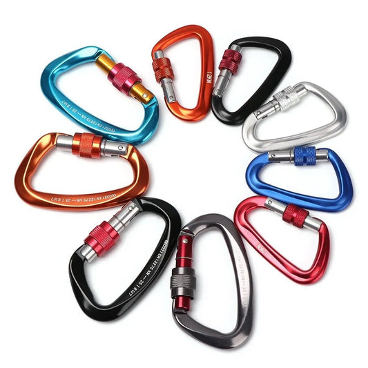 PowerGrip Pro Carabiner 12/25KN D Shape