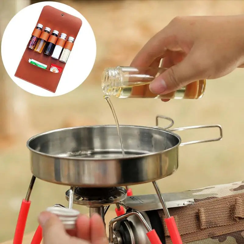 SpiceStash™ Portable Leather Seasoning Kit