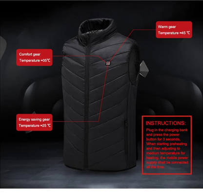 HeatFlow Pro™ Thermal Electric Heated Vest