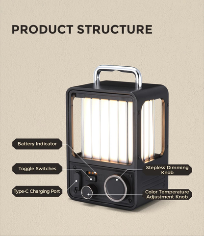 Rechargeable Retro Camping Light