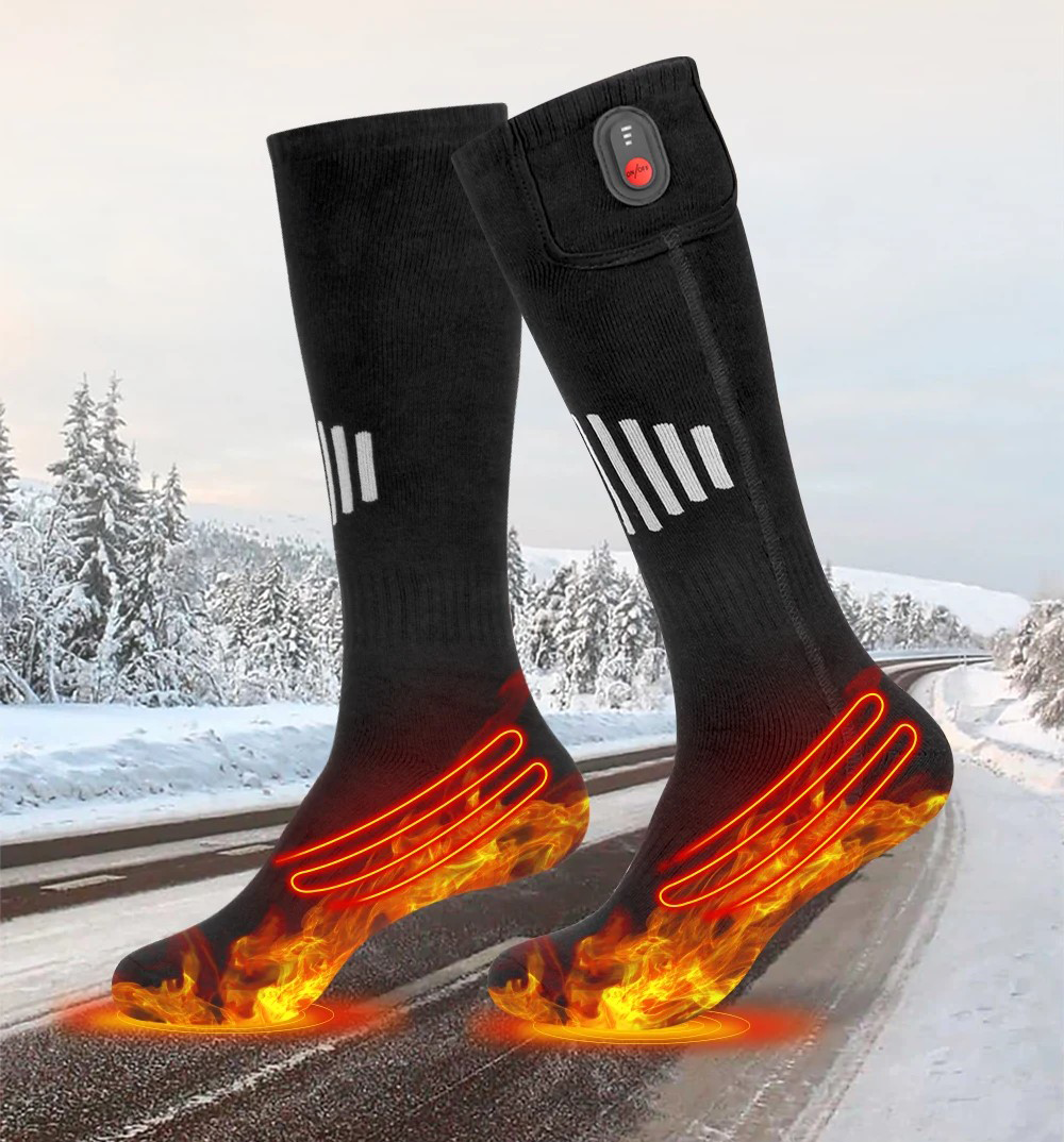 HeatFlow Pro™ Rechargeable Heat Winter Socks