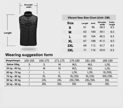 HeatFlow Pro™ Thermal Electric Heated Vest